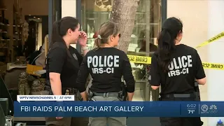 FBI raids art gallery in Palm Beach
