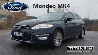 Очень редкий Ford Mondeo - Titanium 2.2 Робот Рестайлинг Обзор и тест драйв.