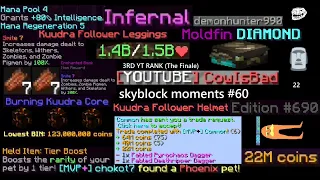 YOUTUBE RANK FOR THE THIRD TIME (The Finale) (hypixel skyblock moments #60)