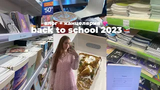 BACK TO SCHOOL 2023📚vlog//канцелярия и распаковка