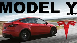 Tesla Rental Experience Hertz | 2022 Model Y Long Range
