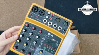 His Audio Q4 mixer #interface (PREVIEW VIDEO)