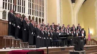 Eternal Father by the Naval Academy combined Men's and Women's Glee Clubs March 2022