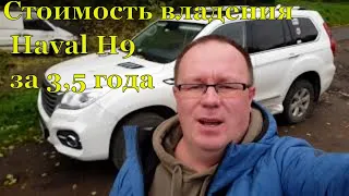 Стоимость владения Haval H9 за 3,5 года.