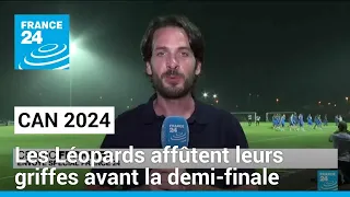 Les Léopards de la RD Congo affûtent leurs griffes avant la demi-finale contre la Côte d'Ivoire