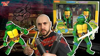 ЧЕРЕПАШКИ-НИНДЗЯ ОТ NECA! ПАПА РОБ, ЛЕОНАРДО И ДОНАТЕЛЛО РАСПАКОВКА  ФИГУРОК TMNT!