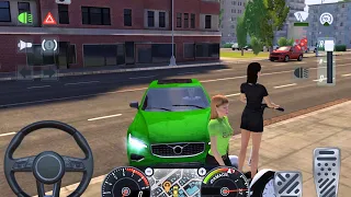 Uber Driver Green Car Simulator 🚖 👮‍♂️⭐️ Taxi Sim 2023 - Car Games 3D Android iOS Gameplay