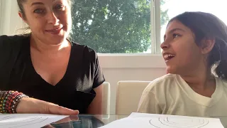 The 3 markers challenge- Emily and Mom