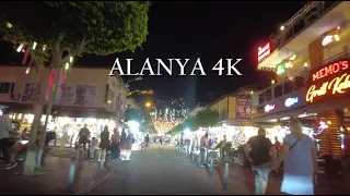 Alanya Drive 4K - Driving at night in Alanya, Antalya Turkey [4k Ultra HD]