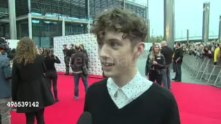 Troye on the red carpet at BBC Radio 1 Teen Awards