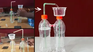 Automatic water fountain without electricity Explanation for school projects🤩...