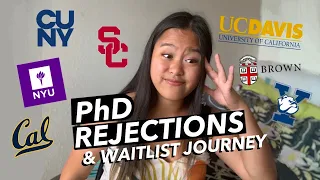 Graduate School Rejections + Waitlist Process