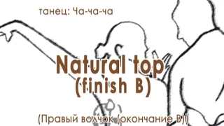 023 Natural top finish B (Правый волчок)