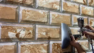 Creative 3D Marble Decoration Trick You won't believe this is paint