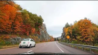 Relaxing Autumn Drive in Vermont state of United States