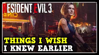 Things I Wish I Knew Earlier in Resident Evil 3 Remake (Tips & Tricks)