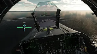 DCS F/A-18C - Noob Carrier Landing