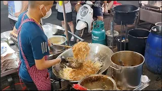 Amazing Skill! Pad Thai Master - Thai Street Food 팟타이 스트리트푸드 태국