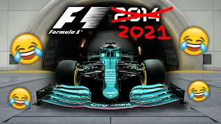 PLAYING F1 2021 CAREER MODE!!!   (... but it's on the 2014 game?!)