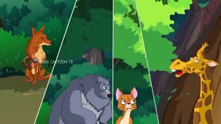 The Naughty Blue Jackal Panchatantra English Moral Stories For Kids Maha Cartoon TV English