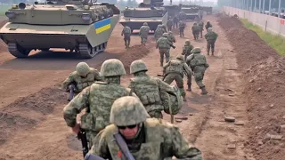 RIGHT NOW! Incredible Footage of Ukrainian soldiers in Leopard 2 Storming Russian Trench