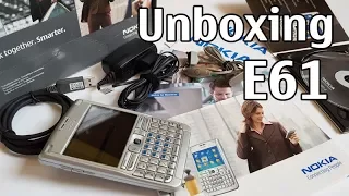 Nokia E61 Unboxing 4K with all original accessories RM-89 Eseries review