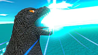 GODZILLA ATOMIC BREATH - Animal Revolt Battle Simulator