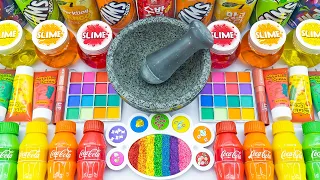 Satisfying Video Mixing Makeup Cosmetics Glitter Soda Slime Squishy Balls Into Clear Slime ASMR