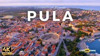 Pula, Croatia 🇭🇷 in 4K Video by Drone ULTRA HD - Flying over Pula, Croatia