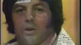 Jerry Lawler, Bill Dundee - Beaten and bruised after Concession Stand Brawl (6-16-79)