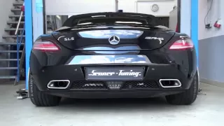 Mercedes AMG SLS Roadster & Coupe Sportauspuff + Klappensteuerung von Senner Tuning AG + Sound Video