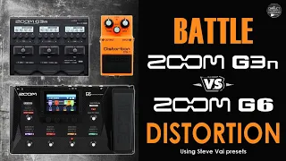 ZOOM G3N vs G6 DISTORTION | Battle | FREE Settings.