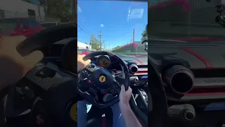 Ferrari 812 gintani exhaust pov