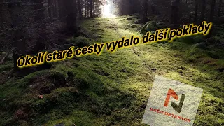 Detektor kovů - Okolí staré cesty vydalo další poklady