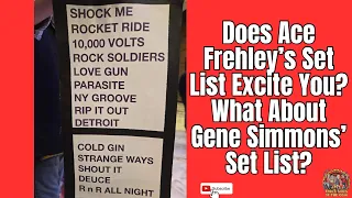 Ace Frehley and Gene Simmons’ Solo Set Lists Whose is Better?