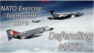 Exercise Teamwork 1976 : Defending NATO. #nato #arkroyal #f4phantom #usa