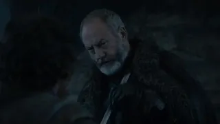 Game Of Thrones 8*2 - Ser Davos Meets Shireen Baratheon Lookalike