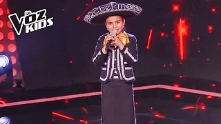 Ebelyn canta La de la Mochila Azul - Audiciones a ciegas | La Voz Kids Colombia 2018