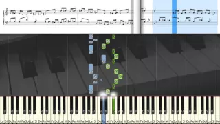 BWV 0786 No 15 2 part invention   Juan Sebastian Bach  Tutorial Piano   Synthesia
