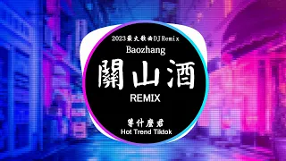 等什麼君 - 關山酒 (女聲版) (DJ抖音 Remix) 【動態歌詞/Pinyin Lyrics】『我自關山點酒，千秋皆入喉。』