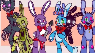 Голоса Всех зайцев из Пять Ночей с Фредди.🌿 Fnaf 1,2,3,4,5,6.#fnaf #bonnie #voice