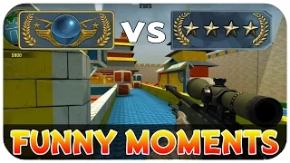 GLOBAL ELITE vs GOLD NOVA!  (Funny Moments)