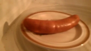 UNBELIEVABLE SCREAMING HOTDOG IN MICROWAVE!!!