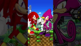 Knuckles Vs Sonic Universe #shorts