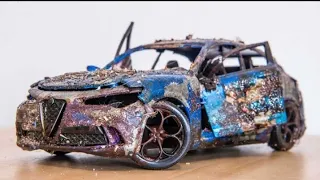 Alfa Romeo Stelvio - Restoration Abandoned Mini Car Model || @Google_Restoration