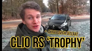AKRAPOVICH and LAUNCH CONTROL on a Clio RS Trophy