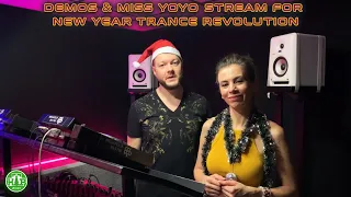 DEMOS & MISS YOYO New Year's Eve stream for LSD