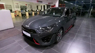 Kia CEED GT 2022 [1.6 T-GDI 204KM 7DCT] wersja GT+AEB | kolor Dark Penta Metal | Prezentacja PL | 4K