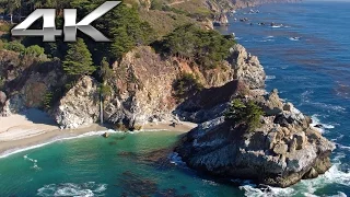 TIMELESS: Big Sur McWay Falls Aerial 4K | a Short Nature Relaxation™ Film