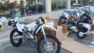 unboxing 7 unit motorcycle KTM/Husqvarna